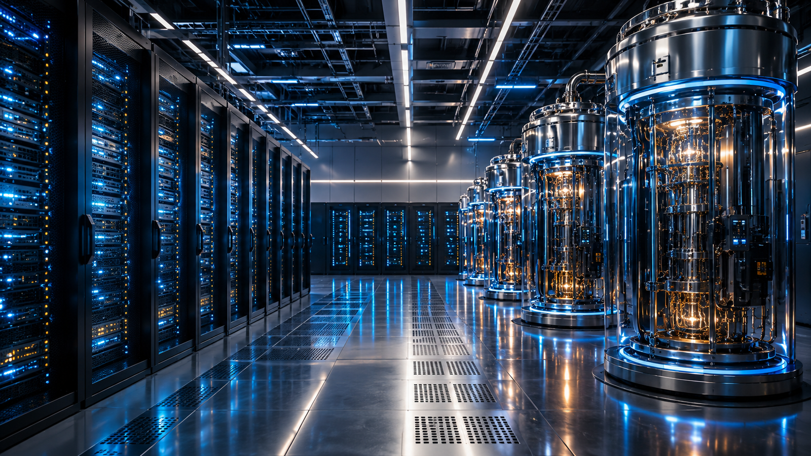 Next-generation hybrid data center combining classical servers and Quantum Processing Units (QPUs)
